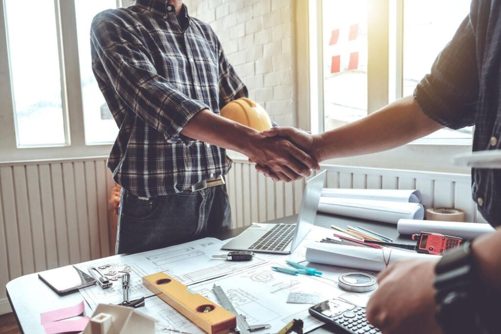 Handshake and business plan - Finplex Construction